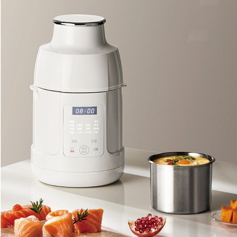 Baby Food Maker Blender - เครื่องเตรียมอาหารเด็ก 220V เครื่องทำอาหารเด็กแบบเหล็กทั้งหมด เครื่องนึ่งและทำอาหารอเนกประสงค์ เครื่องทำข้าวบด เครื่องปั่นและบดอเนกประสงค์