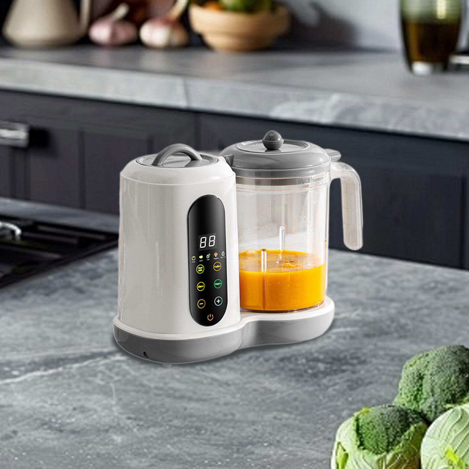 Baby Food Maker Blender - เครื่องทําอาหารเด็กน้ําหนักเบามัลติฟังก์ชั่นหน้าจอสัมผัสเครื่องโรงงานอาหารโฮมเมดเครื่องปั่นน้ําซุปข้นสําหรับทารกแรกเกิดทารก