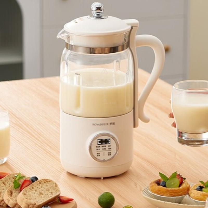 Baby Food Maker Blender - เครื่องทำนมถั่วเหลือง, เครื่องปั่นความเร็วสูง, เครื่องทำอาหารเด็กขนาดเล็กอัตโนมัติเต็มรูปแบบขนาด 1 ลิตร เสียงเบา,