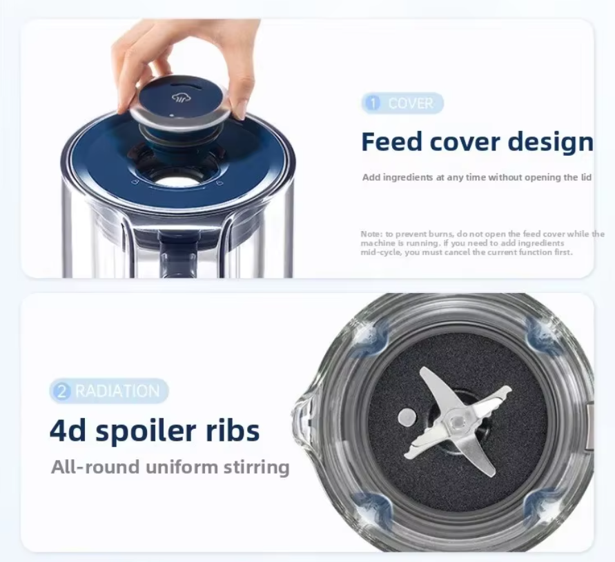 Baby Food Maker Blender - มอร์ฟี ริชาร์ดส์ 220V เครื่องปั่นมัลติฟังก์ชั่นแบบเงียบ เครื่องทำนมถั่วเหลือง เครื่องคั้นน้ำผลไม้