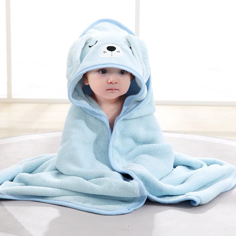 Baby Swaddle Blanket - ผ้าห่มห่อตัวเด็กแรกเกิดเนื้อนุ่ม ชุด 5-in-1 ผ้าห่มแอร์ ผ้าขนหนูอาบน้ำ ผ้าห่มอุ่นสบายสำหรับฤดูใบไม้ผลิและฤดูใบไม้ร่วงสำหรับเด็กทารก