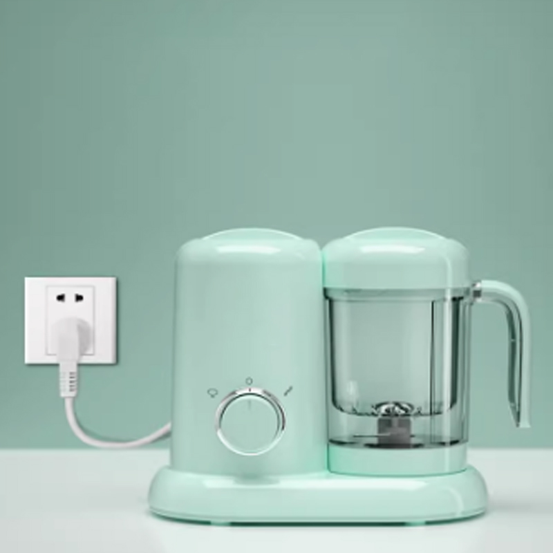 Baby Food Maker Blender - เครื่องทำอาหารเด็กไฟฟ้าอเนกประสงค์ 220V พร้อมหม้อนึ่งสแตนเลส เครื่องปั่นผสมอาหาร เครื่องบดอาหารกันแตก