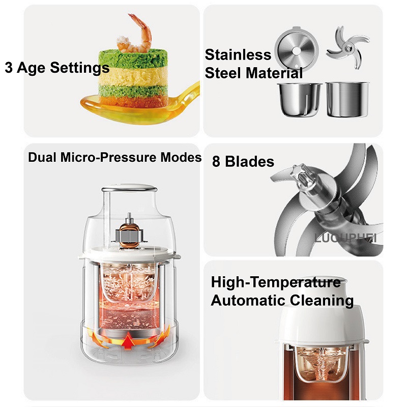 เครื่องเตรียมอาหารเด็ก 220V เค - Baby Food Maker Blender บทวิจารณ์และราคา