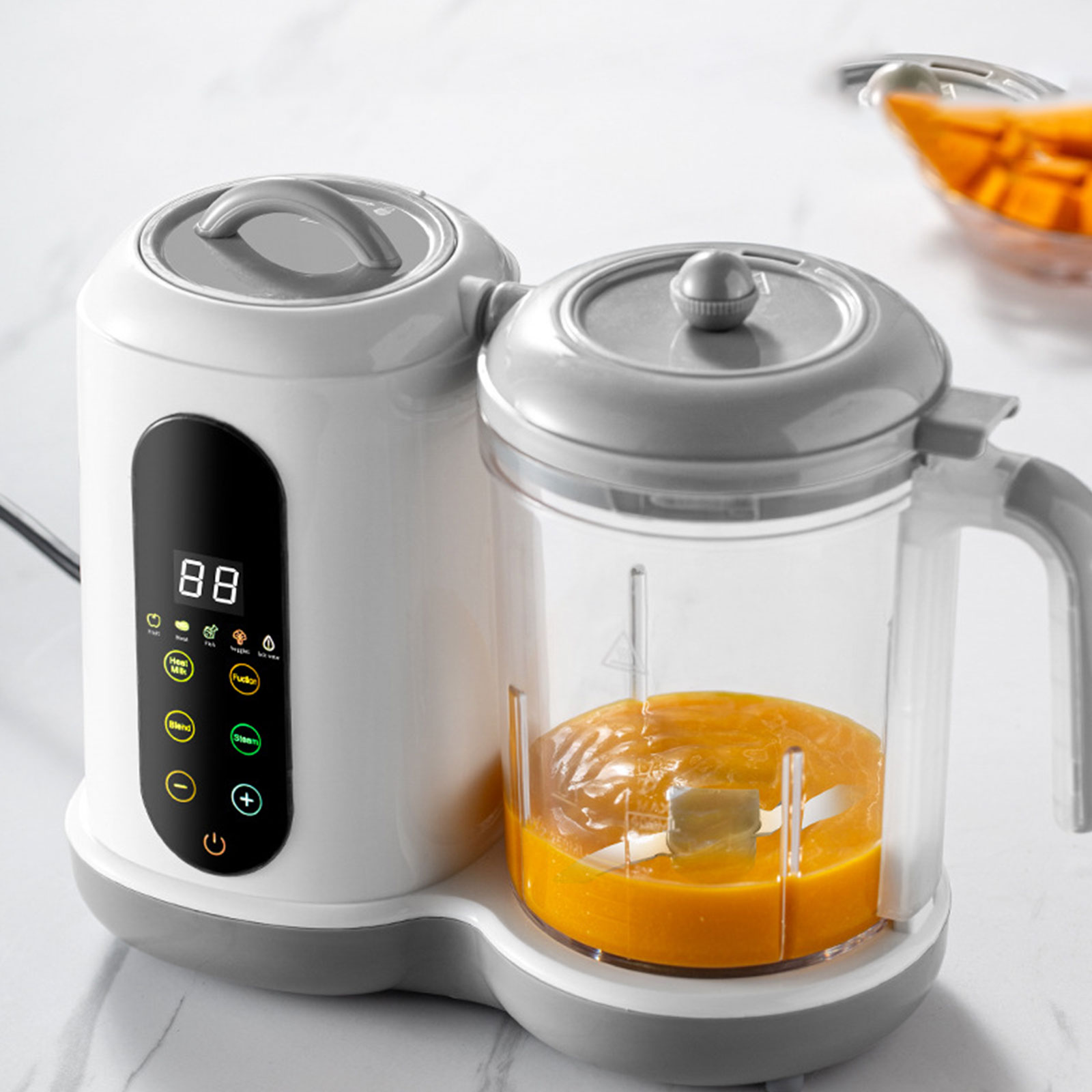 เครื่องทําอาหารเด็กน้ําหนักเบา - Baby Food Maker Blender บทวิจารณ์และราคา