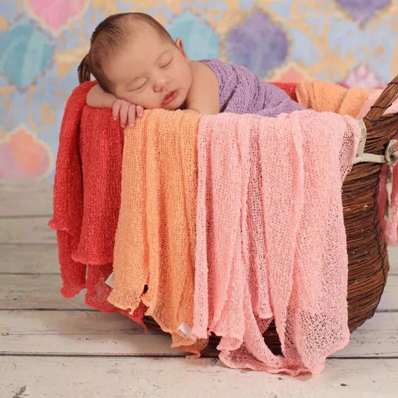 40*150 ซม.ทารกแรกเกิดการถ่ายภา - Baby Swaddle Blanket บทวิจารณ์และราคา