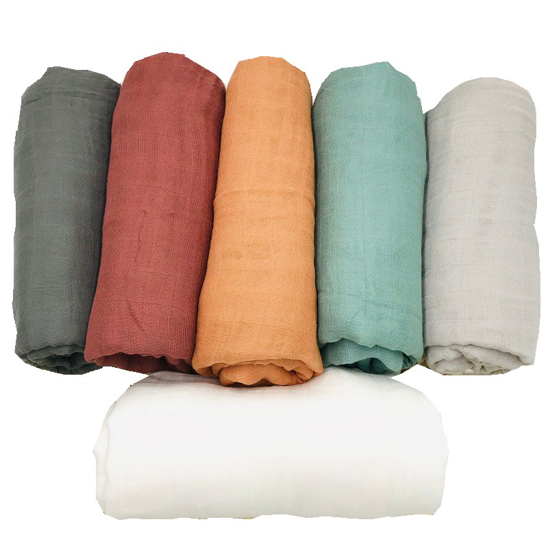 ผ้าห่อตัวเด็กสีดำล้วน ผ้ามัสลิ - Baby Swaddle Blanket บทวิจารณ์และราคา